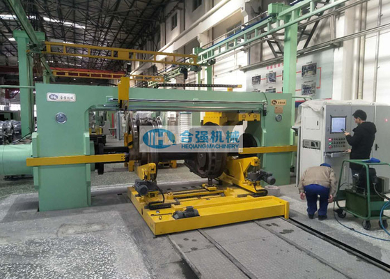 400T Locomotive Wheel Press Machine With Oil Injection System