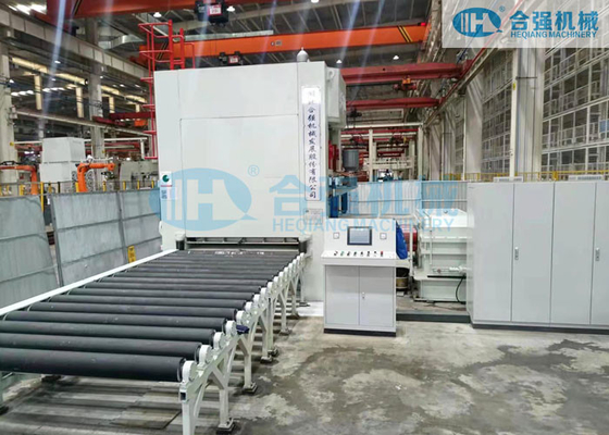 Maschine zur Ausgleichung von Metallblechen Stärke 6 mm bis 25 mm
