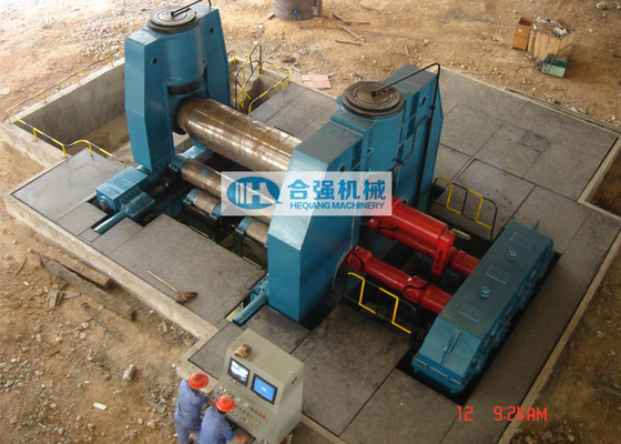 Niveau hinunter Art Rollen-Platten-verbiegende Maschine NC-Steuer3