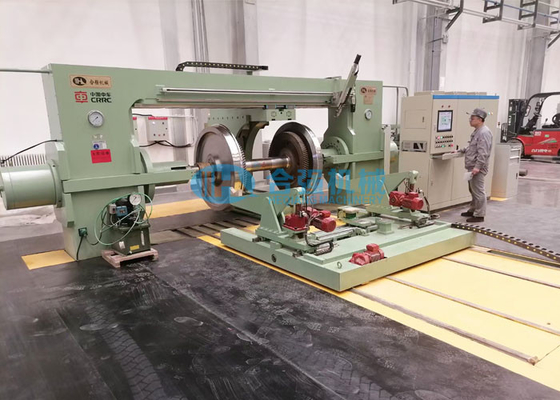 Cnc-Doppelt-Zylinder Wheelset-Presse 350 Tonnen mit Hochdruckölen-Pumpe