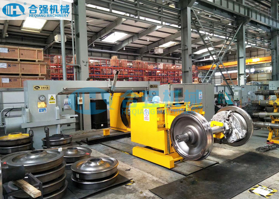 300 Ton Double Cylinder Wheelset Press mit der 180 Grad-Drehlaufkatze